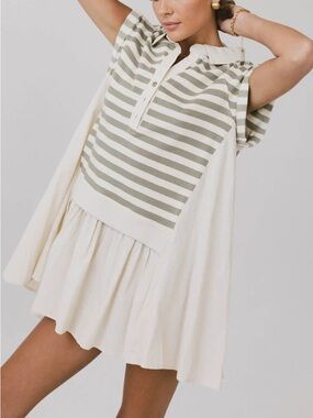 NEW! $118 ANTHROPOLOGIE Mustard Seed mini dress M